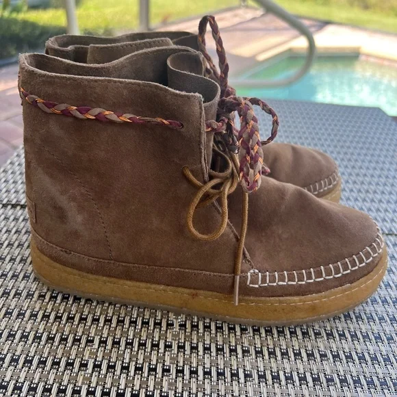 Laidback London Argo Camel Suede ankle boots, Size 37 - Picture 5 of 9